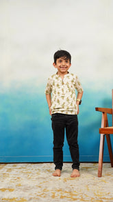 Pine Printed Kurta Shirt