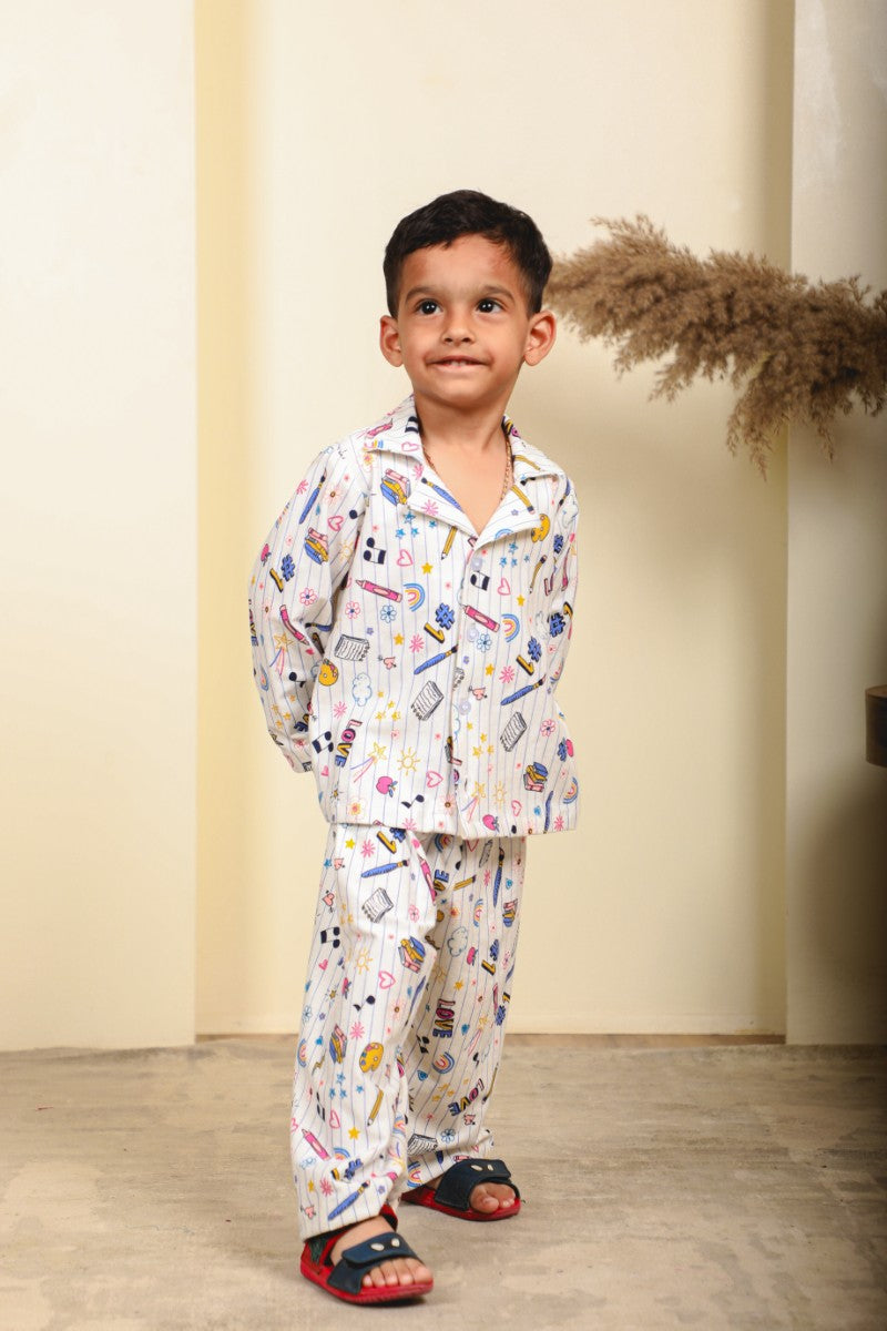 Doodle Dreams Nightsuit Set