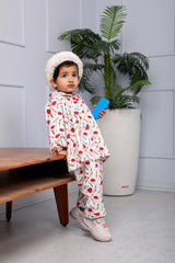 Apple & Pencils Nightsuit Set