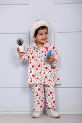 Apple & Pencils Nightsuit Set