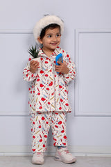 Apple & Pencils Nightsuit Set