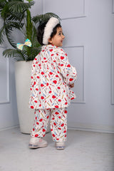 Apple & Pencils Nightsuit Set