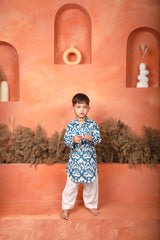 Noor Blue Kurta Set
