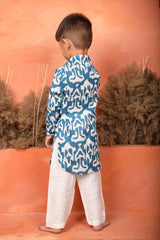 Noor Blue Kurta Set