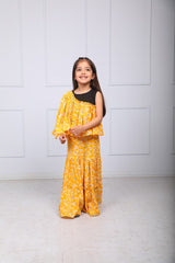 Marigold Yellow Sharara Set