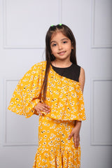 Marigold Yellow Sharara Set