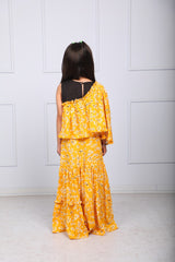 Marigold Yellow Sharara Set