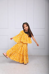 Marigold Yellow Sharara Set
