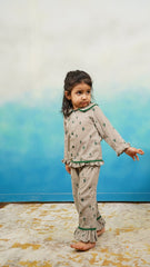 Cactus Bloom Frill Nightsuit Set