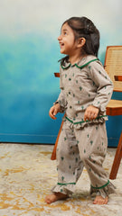 Cactus Bloom Frill Nightsuit Set